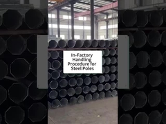 Sıcak daldırılmış galvanizli elektrik direği