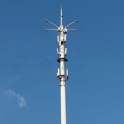 Rüzgar basıncı hesaplaması ile telekomünikasyon istasyonu için 30m telekom kutupları
