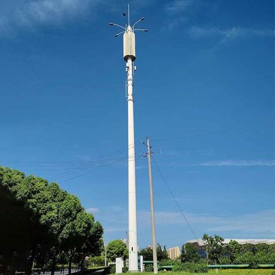 Özel Radom Anten İletişim direği Sıcak Dip Galvanize