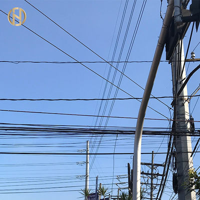SS400 Telekomünikasyon Elektrik Çelik Direk Özelleştirilmiş