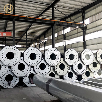 Alçak Gerilim 11.5M Galvanizli Çelik Direk Q420B Materia
