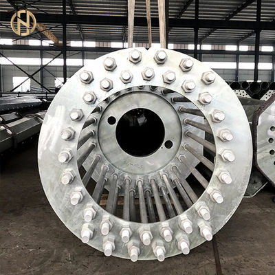 Elektrikli Kaldırma Sistemli Yüksek Direkli Galvanizli Işık Direği 30M 35M
