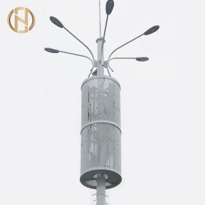 Aydınlatma Çubuğu 35M 40M Uzun Hizmet Ömrü ile 20 Taraflı Şekil Telekom Direk