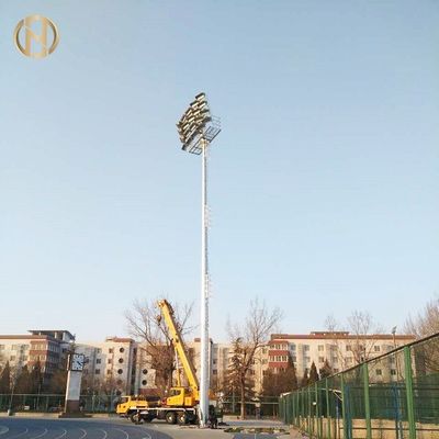 Elektrikli Kaldırma Yüksek Direk Sokak Işık Direği 25M 30M 35M Uzun Hizmet Ömrü