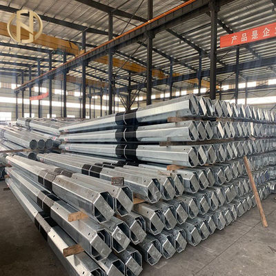 Siyah Boyama Elektrik Direği 10M 700daN Elektrik Yardımcı Direği