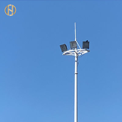 Q420 Çelik Sekizgen Yüksek Direk Lamba Direği 20M 30M 35M 40M