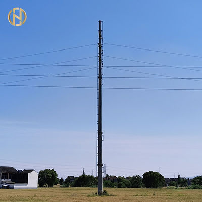 ISO 9001 Sertifikalı 10.5M 35FT Sekizgen Çelik Kutup 500daN 5KN GR65