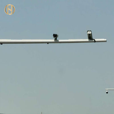 Sekizgen Şekil Çelik CCTV Kutup 3-20M Montaj Yüksekliği Rüzgar Dayanıklı