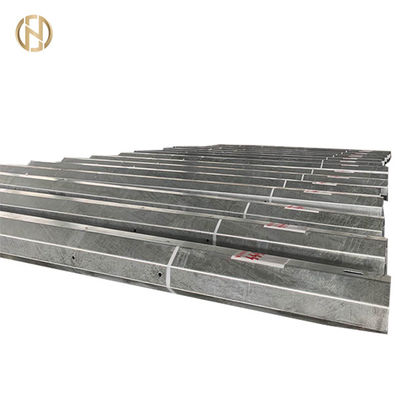 Dodecagon Elektrikli Çelik Yardımcı Direk Sıcak Daldırma Galvanizli 32m 110FT