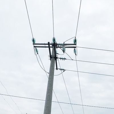 Güç Projesi için 12KV 35KV Kutup Aksesuarları Galvanizli Çelik 8000D Çapraz Kol