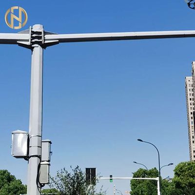 Yüksek Kaliteli Sıcak Daldırma Galvanizli Q235B Çelik CCTV Kamera Direği