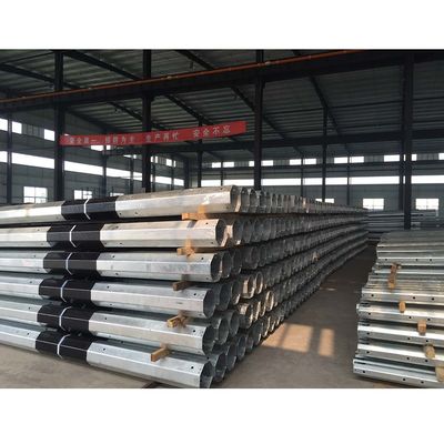 satın al 33kV elektrikli çelik direği üreticisi - Galvanize Sekizgen Uygulama direği iletim direği online manufacture