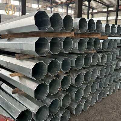 satın al 6m 8m 9m 12m 15m 20m Yüksek gerilimli elektrik direği Orta gerilimli elektrik direği Elektrikli çelik güç direği fiyatı online manufacture