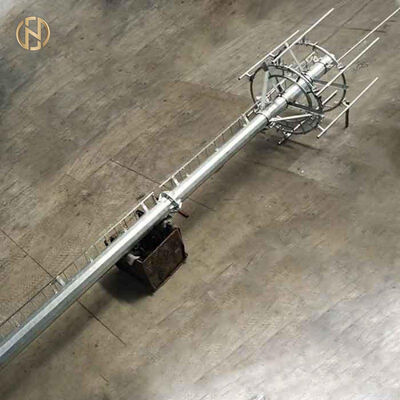 satın al HDG Çelik EN1090 CE Sertifikalı 4G 5G Telekomünikasyon Monopole Pole for Mobile Cell Tower Antenna Mast online manufacture