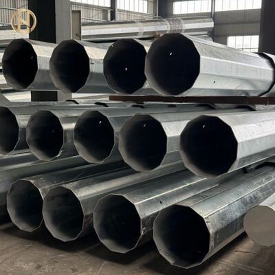 satın al Özelleştirilebilir Sıcak Dip Galvanize Sekizgen Çelik Güç direği - Yüksek Güçlü Üst taşıma Altyapısı - Çin Kaynak Fabrikasından 18 Yıllık Kalite Güvencesi online manufacture