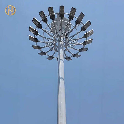 satın al Dayanıklı Galvanizli Çelik Konstrüksiyona Sahip, Çeşitli Direk Şekilleri ve Yükseklikleri 15 ila 40 Metre Olan Stadyum Aydınlatma Yüksek Direk Direği online manufacture