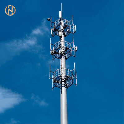 satın al AWS D1.1 & ISO 1461 Global Telekom Altyapısı için Sertifikalı Monopol İletişim Kulesi online manufacture