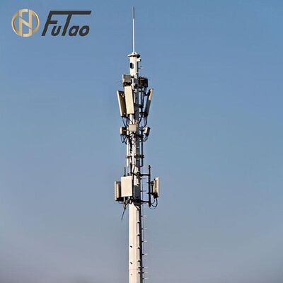 satın almak 25m 30m 40m Sıcak Daldırma Galvanizli Mobil Hücre Kulesi | 5G Kablosuz Anten için Çelik İletişim Kulesi online manufacture