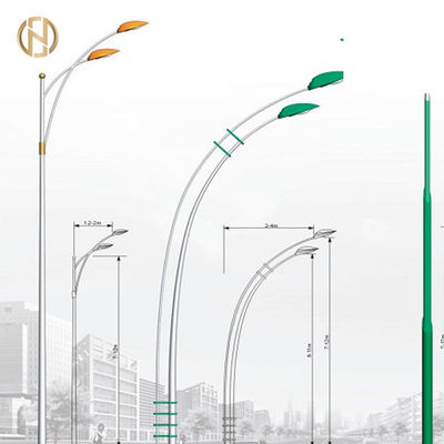 satın al 3-12M Galvanizli Sokak Lambası Direği Rüzgara Dayanıklı online manufacture