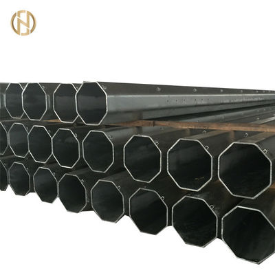 satın al Gömülü Tip Metal Yardımcı Direkler GR50 Sekizgen Şekil 15KV 33KV 14m online manufacture