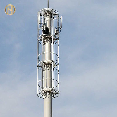 satın al Borulu Telekomünikasyon Kulesi 36M 4 Bölüm Kayma Eklemli Galvanizli Yüzey online manufacture