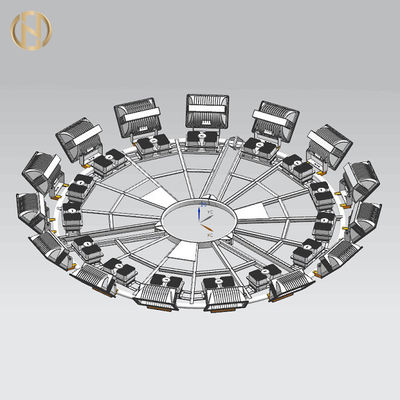 satın al Sıcak Daldırma Galvanizli 20M 25M 30M Yüksek Direkli Işık Direği online manufacture