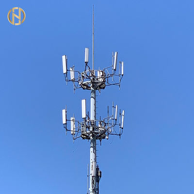 satın al Fiberglas Örtü ile 120FT Hücresel İletim Hattı Direk Korozyon Önleyici online manufacture