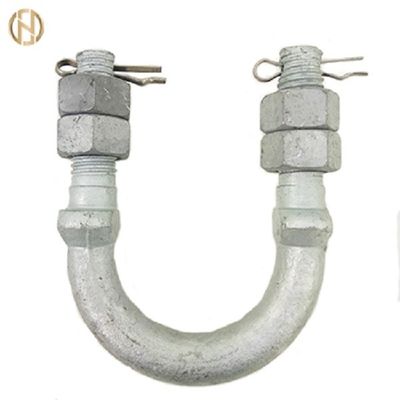 satın al Gümüş Renkli Direk Aksesuarları Kule Bağlantı Elemanları İçin U Tipi Cıvatalar Kule Bağlantı Elemanları online manufacture