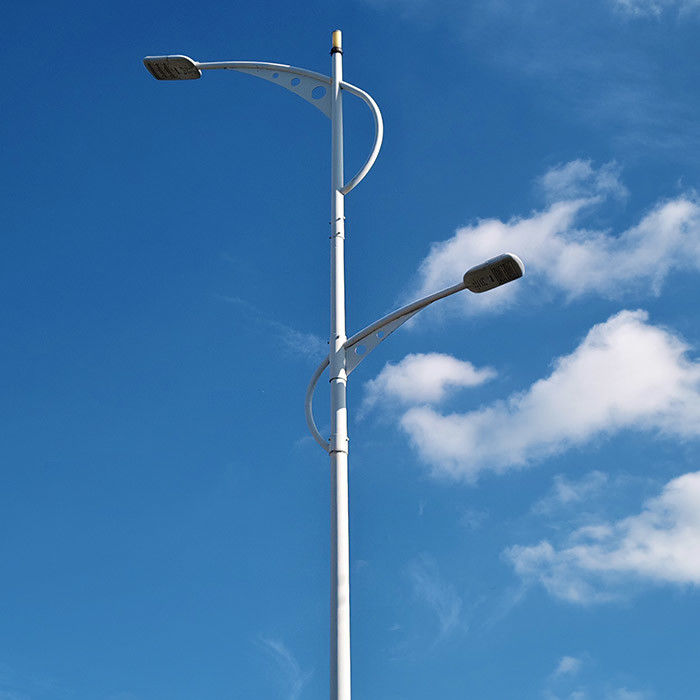 Hot-Dip Galvanize Steel Street Light Pole for Garden Highway Street Square özelleştirilebilir tasarım ve dayanıklı malzeme ile