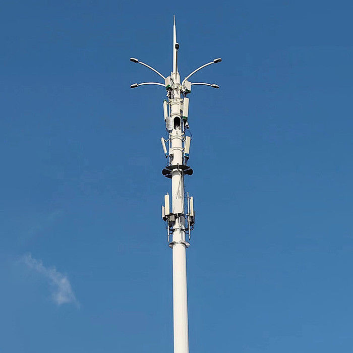 Rüzgar basıncı hesaplaması ile telekomünikasyon istasyonu için 30m telekom kutupları