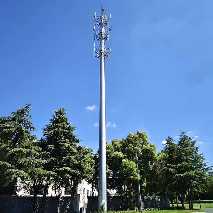 35m Çelik Anten Telekomünikasyon Postası için Platformlu Monopoller