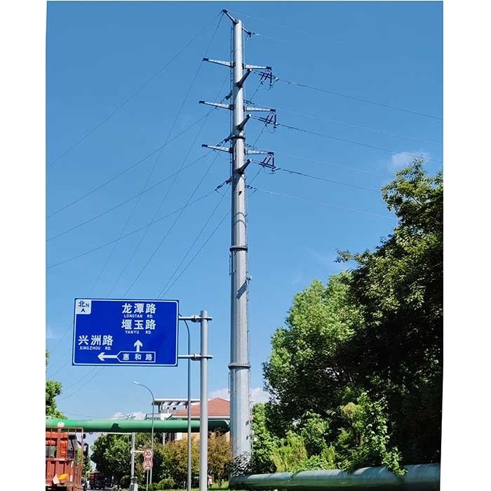 Elektrik dağıtımı için orta gerilimli elektrik direği