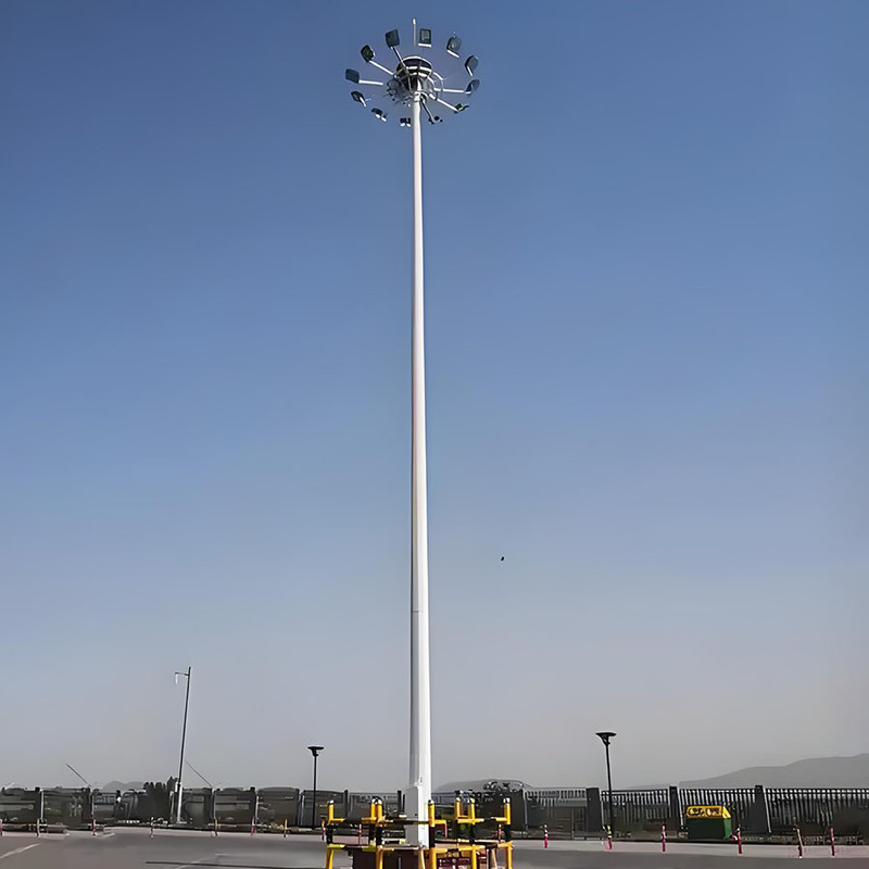 Fabrika Doğrudan Tedarik 25m 30m Yüksek Direkli Lamba Ayarlanabilir Lamba Direği Elektrik Ekipmanları