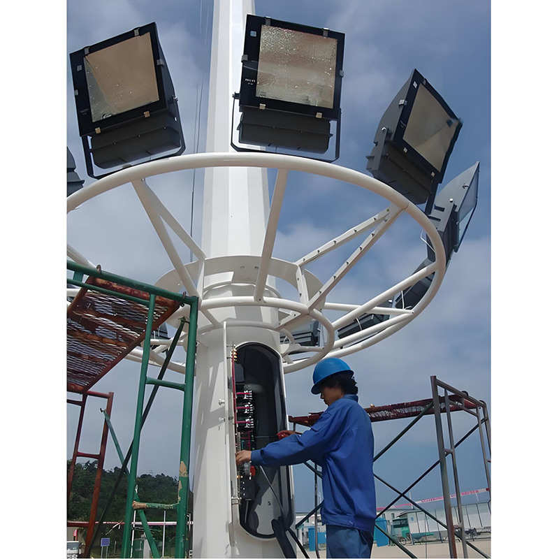 Fabrika Doğrudan Tedarik 25m 30m Yüksek Direkli Lamba Ayarlanabilir Lamba Direği Elektrik Ekipmanları