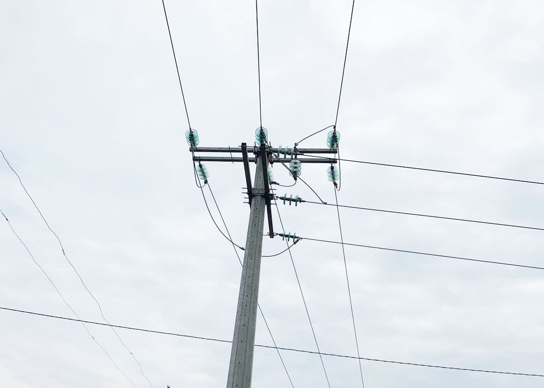 33KV 35KV 10000S Dağıtım Direkleri Tek Kutuplu Yapı İçin Montajlar