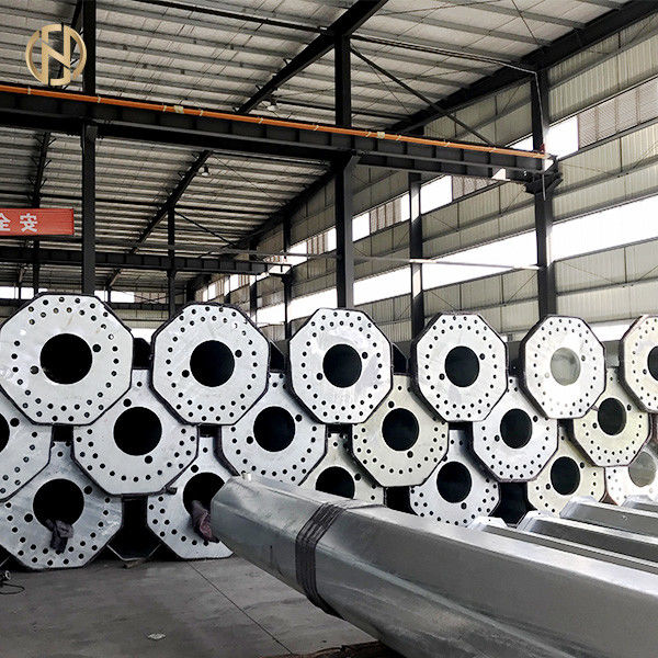 Alçak Gerilim 11.5M Galvanizli Çelik Direk Q420B Materia