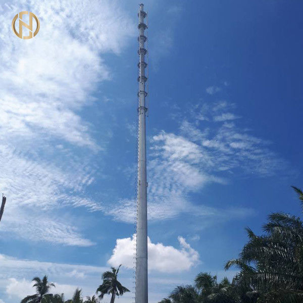 12 Taraflı Galvanizli Eelektrik Güç Kutbu 35m 110FT İyi Kaynak