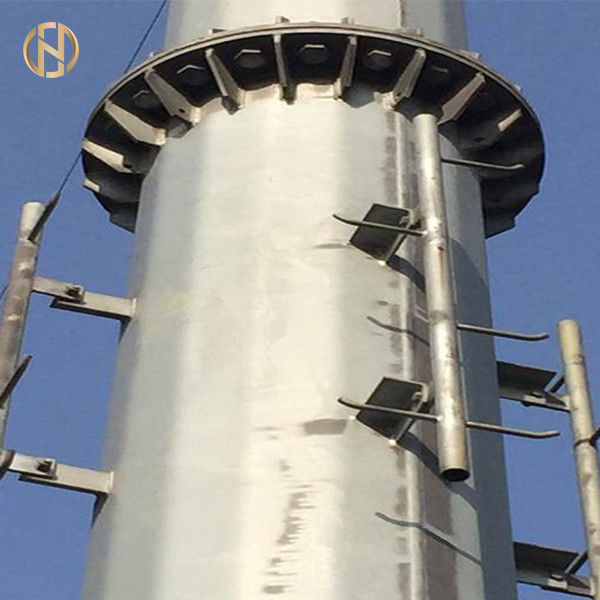 132KV 138KV Metal Güç Direği 32 Metre Galvanizli Güç Direği 12 Taraflı