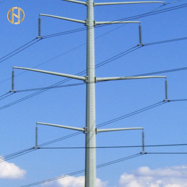 Galvanizli Metal Güç Kutbu NEA 105FT 110FT 30M 32M 138KV 132KV