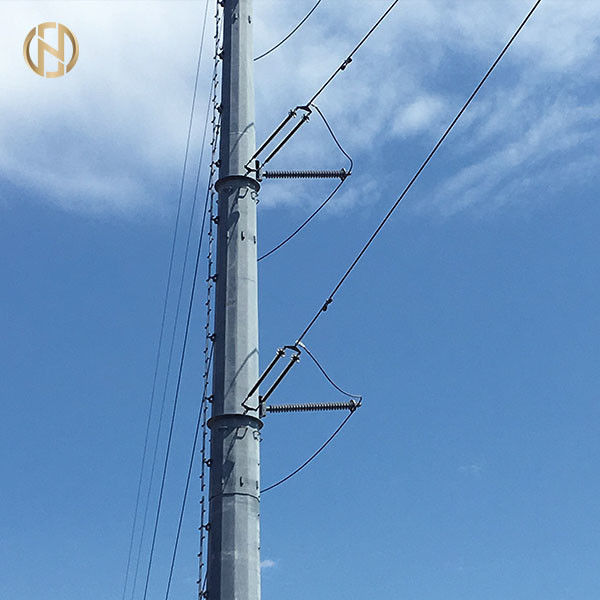 12 Yan Teleskopik Elektrik Direği Elektrik Hattı Direği 100um 230kv