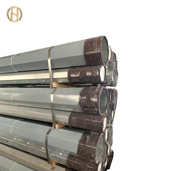 ISO 9001 Sertifikası ile 11m 13m 15m Metal Elektrik Direği Yüksek Dayanıklılık