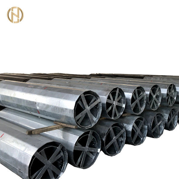 30KV Tek Devre Galvanizli Güç Kutbu 11.5m, 11.8m 11.9m 40ft 39ft
