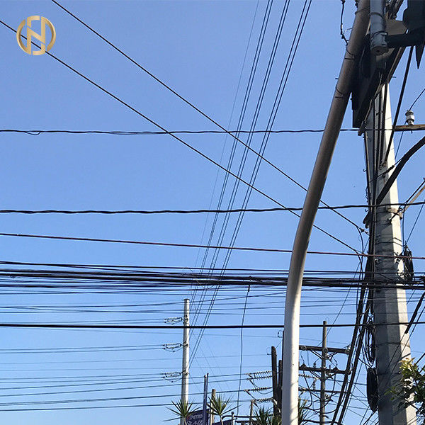 33KV 11M Çelik Elektrik Direği 990daN Yüksek Gerilim Şebeke Elektrik Direği