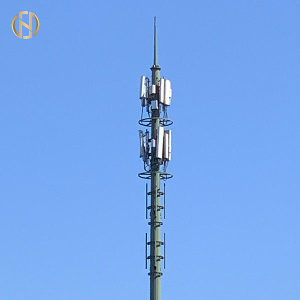 Poligonal Telekomünikasyon Direği 35m 36m Monopol Telekom Kulesi