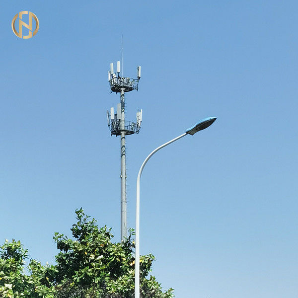 20FT Elektrikli Sokak Lambası Direği Sokak Lambası Direği Tek veya Çift Kol