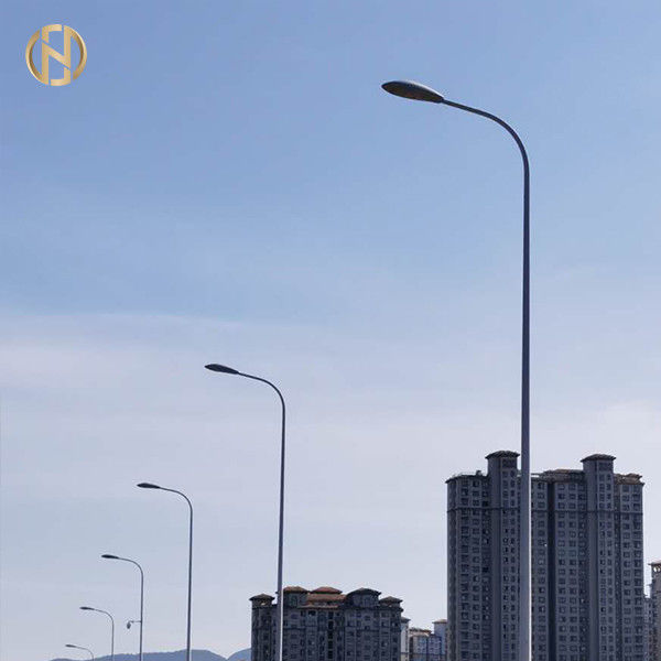 Tek / Çift Kollu Sokak Aydınlatma Direği 12M 10M 8M 6M Galvanizli Işık Direği