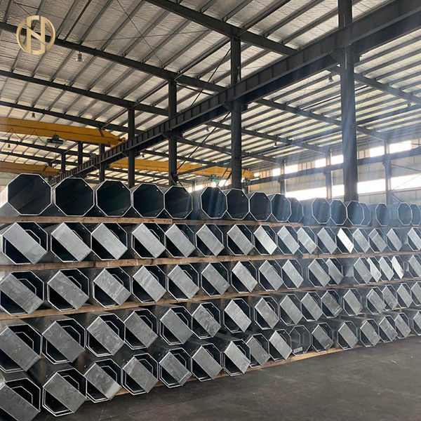 12M Galvanizli Boru Çelik Direk Sınıf 7 1340daN Güvenlik Faktörü 2.0