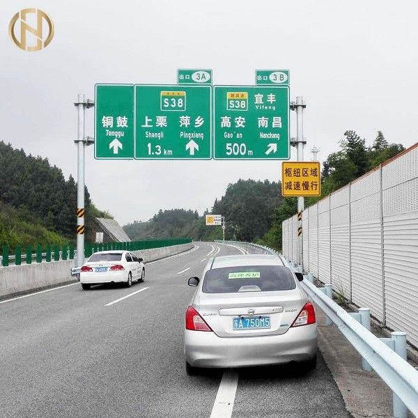Sıcak Daldırma Galvanizli 8M RAL Renkli Q235 Yol İşaret Direği