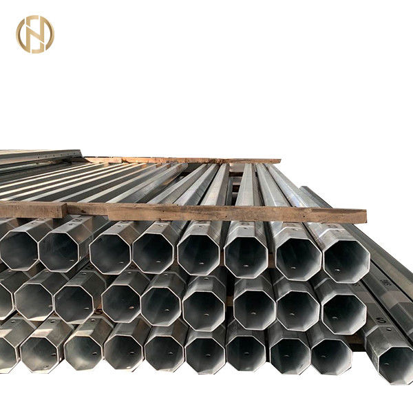 11kv Güç Dağıtımı için 9M Galvanizli Çelik Yardımcı Kutup 350daN 200daN