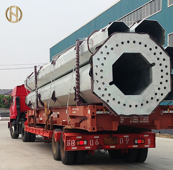 100FT 120FT Telekom Çubukları ASTM A572 GR65 Çelik Sıcak Dip Galvanize